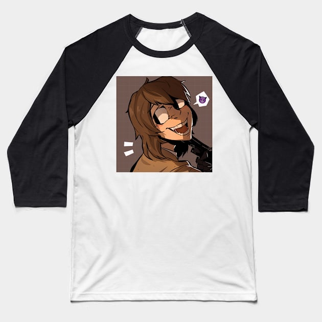 Cognitive goro akechi Baseball T-Shirt by toothy.crow